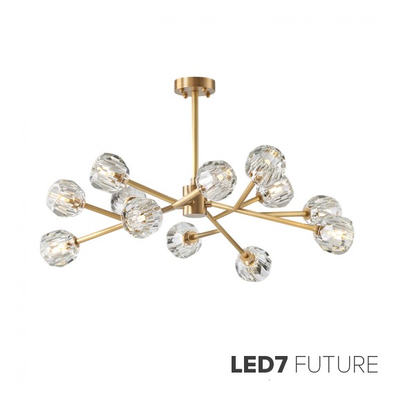 Loft Industry Modern - Boulle Chandelier